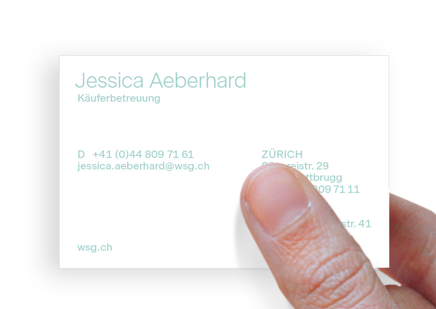 WSG Visitenkarten
